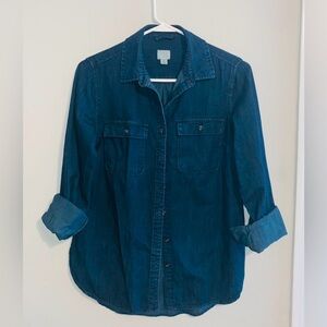 a new day Blue Button Down Shirt